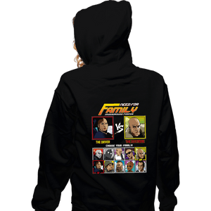Shirts Zippered Hoodies, Unisex / Small / Black Family Fighter