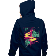 Load image into Gallery viewer, Daily_Deal_Shirts Zippered Hoodies, Unisex / Small / Navy Cyberrunners
