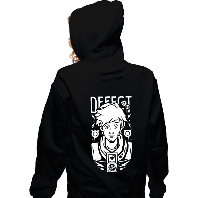 Shirts Zippered Hoodies, Unisex / Small / Black Defect