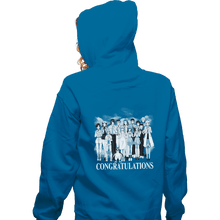 Load image into Gallery viewer, Shirts Zippered Hoodies, Unisex / Small / Royal Blue Congratulations
