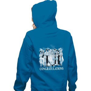 Shirts Zippered Hoodies, Unisex / Small / Royal Blue Congratulations