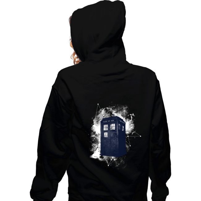 Secret_Shirts Zippered Hoodies, Unisex / Small / Black Star Tardis