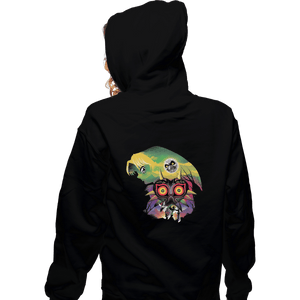 Shirts Zippered Hoodies, Unisex / Small / Black Majora's Mask