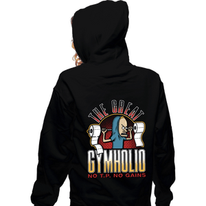 Daily_Deal_Shirts Zippered Hoodies, Unisex / Small / Black Gymholio