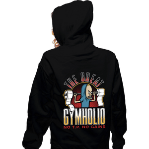 Daily_Deal_Shirts Zippered Hoodies, Unisex / Small / Black Gymholio