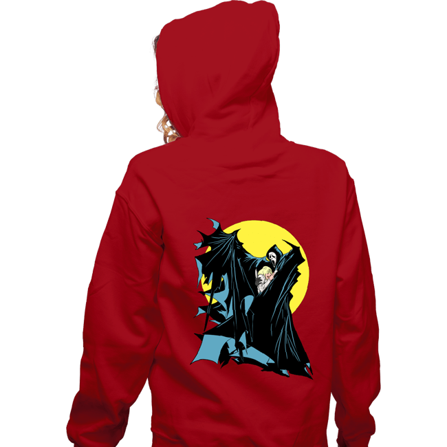 Daily_Deal_Shirts Zippered Hoodies, Unisex / Small / Red Pick Up The Phone