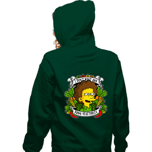 Daily_Deal_Shirts Zippered Hoodies, Unisex / Small / Irish Green Darn Veggies