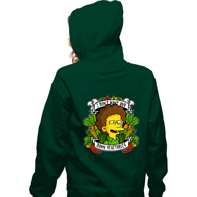 Daily_Deal_Shirts Zippered Hoodies, Unisex / Small / Irish Green Darn Veggies