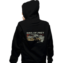 Load image into Gallery viewer, Shirts Zippered Hoodies, Unisex / Small / Black Retro Bird Of Prey
