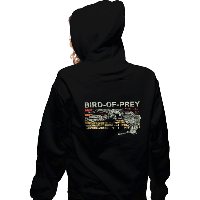 Shirts Zippered Hoodies, Unisex / Small / Black Retro Bird Of Prey