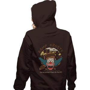 Secret_Shirts Zippered Hoodies, Unisex / Small / Dark Chocolate Krusty Brand Tee