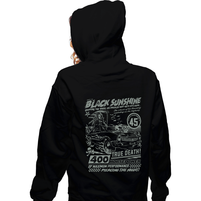 Daily_Deal_Shirts Zippered Hoodies, Unisex / Small / Black Black Sunshine