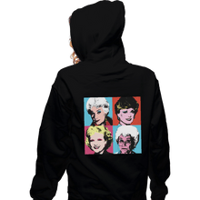 Load image into Gallery viewer, Shirts Zippered Hoodies, Unisex / Small / Black Warhol Girls
