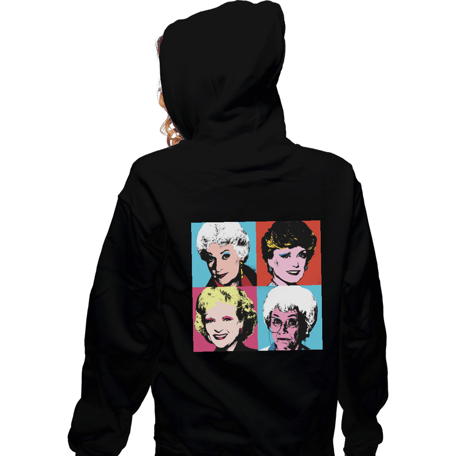 Shirts Zippered Hoodies, Unisex / Small / Black Warhol Girls