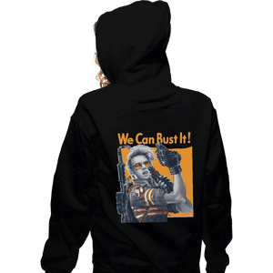 Shirts Zippered Hoodies, Unisex / Small / Black We Can Bust It