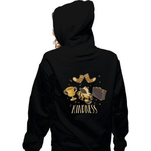 Shirts Zippered Hoodies, Unisex / Small / Black Kindness