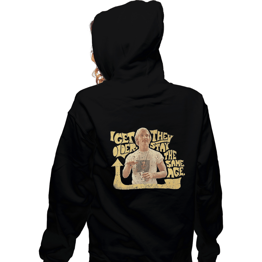 Shirts Zippered Hoodies, Unisex / Small / Black I Get Older