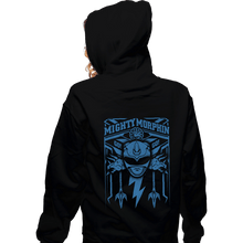Load image into Gallery viewer, Shirts Zippered Hoodies, Unisex / Small / Black Blue Ranger
