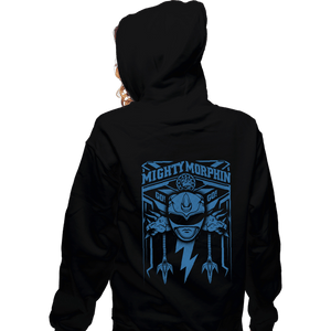 Shirts Zippered Hoodies, Unisex / Small / Black Blue Ranger