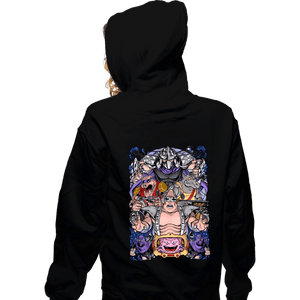 Daily_Deal_Shirts Zippered Hoodies, Unisex / Small / Black Nostalgic Villains