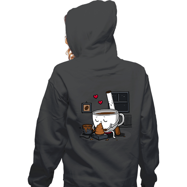Secret_Shirts Zippered Hoodies, Unisex / Small / Dark Heather Coffee And Cigarette