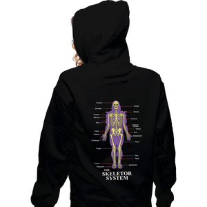 Shirts Zippered Hoodies, Unisex / Small / Black The Skeletor System