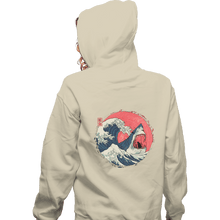 Load image into Gallery viewer, Daily_Deal_Shirts Zippered Hoodies, Unisex / Small / White The Great Shark
