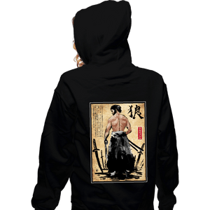 Daily_Deal_Shirts Zippered Hoodies, Unisex / Small / Black Mutant Ronin