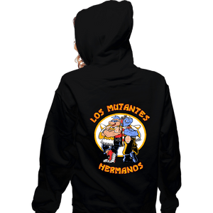 Daily_Deal_Shirts Zippered Hoodies, Unisex / Small / Black Los Mutantes Hermanos