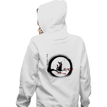 Load image into Gallery viewer, Shirts Zippered Hoodies, Unisex / Small / White Jiji Under The Moon
