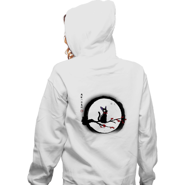 Shirts Zippered Hoodies, Unisex / Small / White Jiji Under The Moon