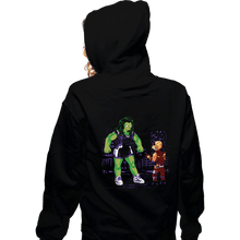 Load image into Gallery viewer, Daily_Deal_Shirts Zippered Hoodies, Unisex / Small / Black Death By Smash
