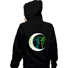 Load image into Gallery viewer, Daily_Deal_Shirts Zippered Hoodies, Unisex / Small / Black Snow Moon
