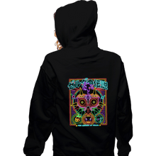 Load image into Gallery viewer, Daily_Deal_Shirts Zippered Hoodies, Unisex / Small / Black Majora&#39;s Neon
