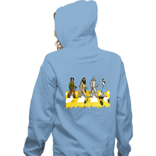 Load image into Gallery viewer, Daily_Deal_Shirts Zippered Hoodies, Unisex / Small / Royal Blue Yellow Brick Crossing
