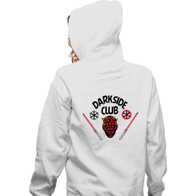 Secret_Shirts Zippered Hoodies, Unisex / Small / White Darkside Club