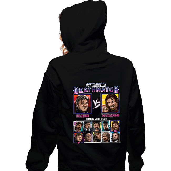 Secret_Shirts Zippered Hoodies, Unisex / Small / Black Sharpe vs Lord of the Rings
