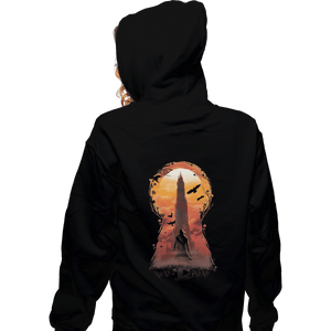 Shirts Zippered Hoodies, Unisex / Small / Black Dark Tower