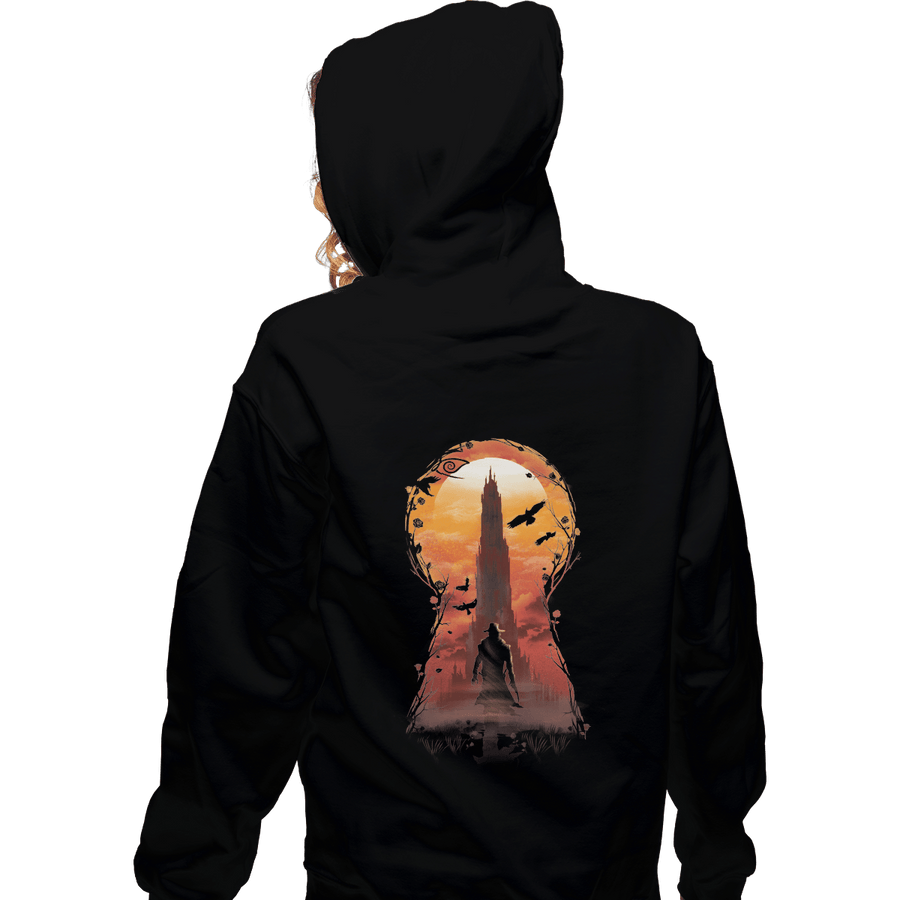 Shirts Zippered Hoodies, Unisex / Small / Black Dark Tower