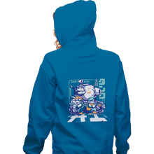 Load image into Gallery viewer, Shirts Zippered Hoodies, Unisex / Small / Royal Blue Run And Gun
