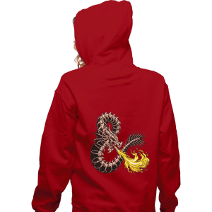 Shirts Pullover Hoodies, Unisex / Small / Red Bone Dragon
