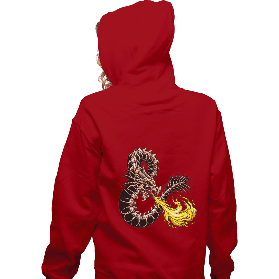 Shirts Pullover Hoodies, Unisex / Small / Red Bone Dragon