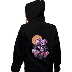Daily_Deal_Shirts Zippered Hoodies, Unisex / Small / Black Moonlit Nightmare
