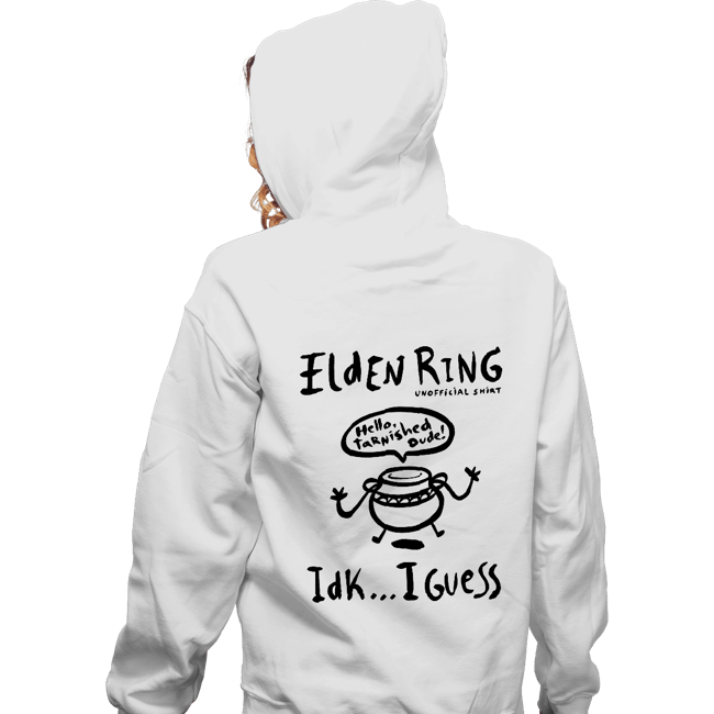 Secret_Shirts Zippered Hoodies, Unisex / Small / White Hello Tarnished Dude