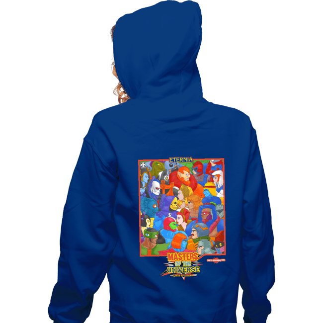 Shirts Zippered Hoodies, Unisex / Small / Royal Blue MOTU Arcade