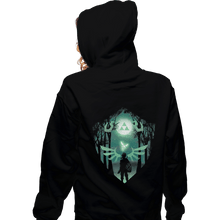 Load image into Gallery viewer, Secret_Shirts Zippered Hoodies, Unisex / Small / Black The Hero Crest
