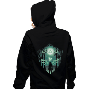 Secret_Shirts Zippered Hoodies, Unisex / Small / Black The Hero Crest