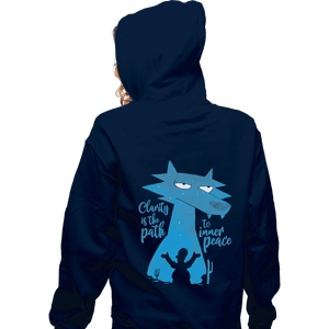 Shirts Zippered Hoodies, Unisex / Small / Navy Space Coyote