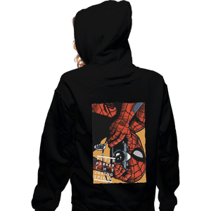 Shirts Zippered Hoodies, Unisex / Small / Black The Joking Spider