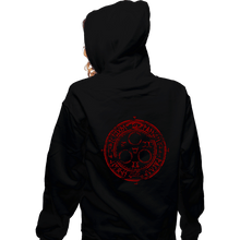 Load image into Gallery viewer, Shirts Zippered Hoodies, Unisex / Small / Black Sun Halo
